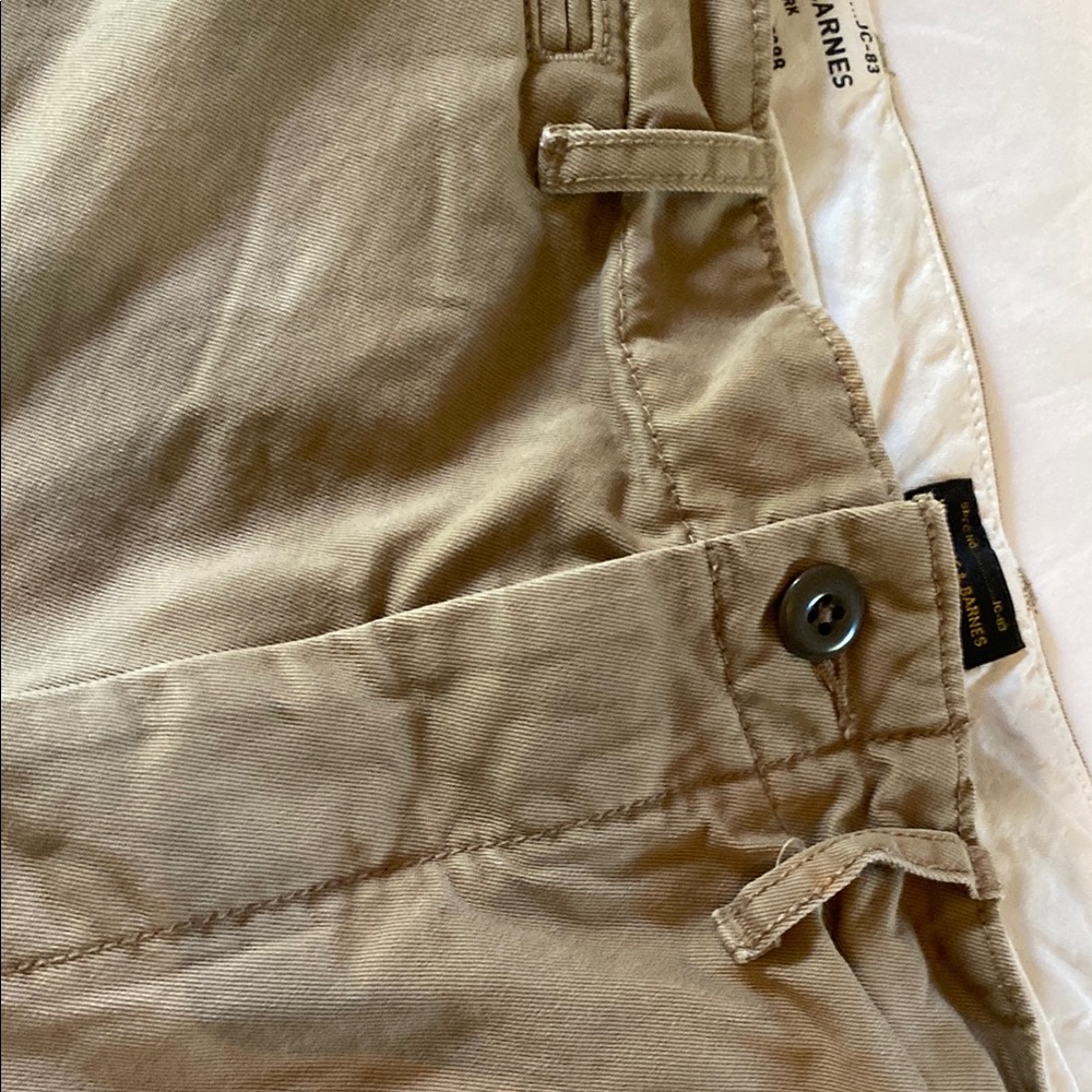 Men's Tan khaki Wallace & Barnes JCrew cotton shorts W 38 - Picture 2 of 11